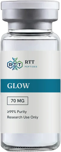 GLOW (BPC-157 + GHK-Cu + TB-500) 70mg vial