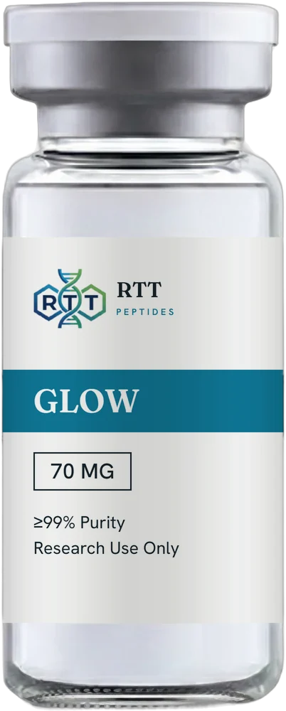 GLOW (BPC-157 + GHK-Cu + TB-500) 70mg vial